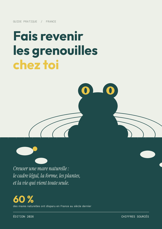 Couverture du guide Fais revenir les grenouilles chez toi, édition 2026