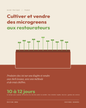 Couverture, alt, couverture de l'ebook Cultiver et vendre des microgreens aux restaurateurs, guide pratique France. Visuels produit, alt, ebook microgreens, présentation produit.